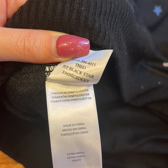 Rails Women’s Jet Black Star Matching Set Size XS - Picture 5 of 11